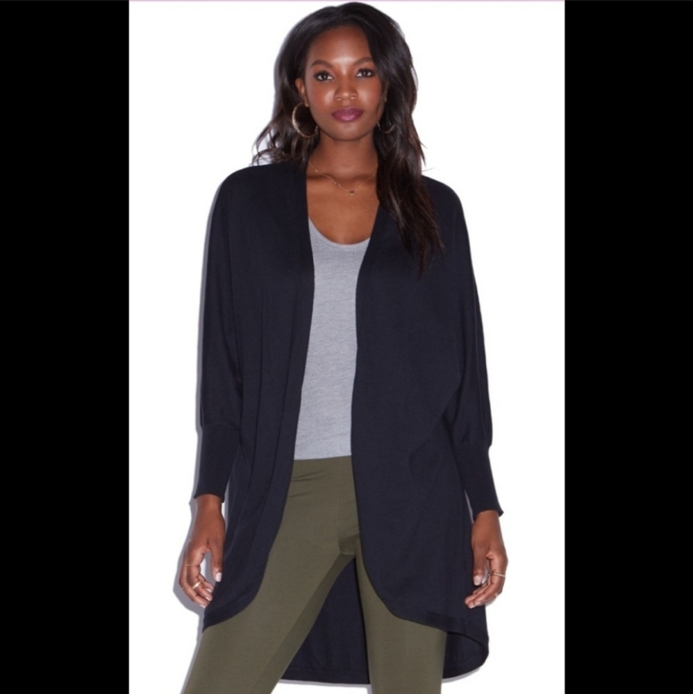 JustFab Dolman Cardigan Black